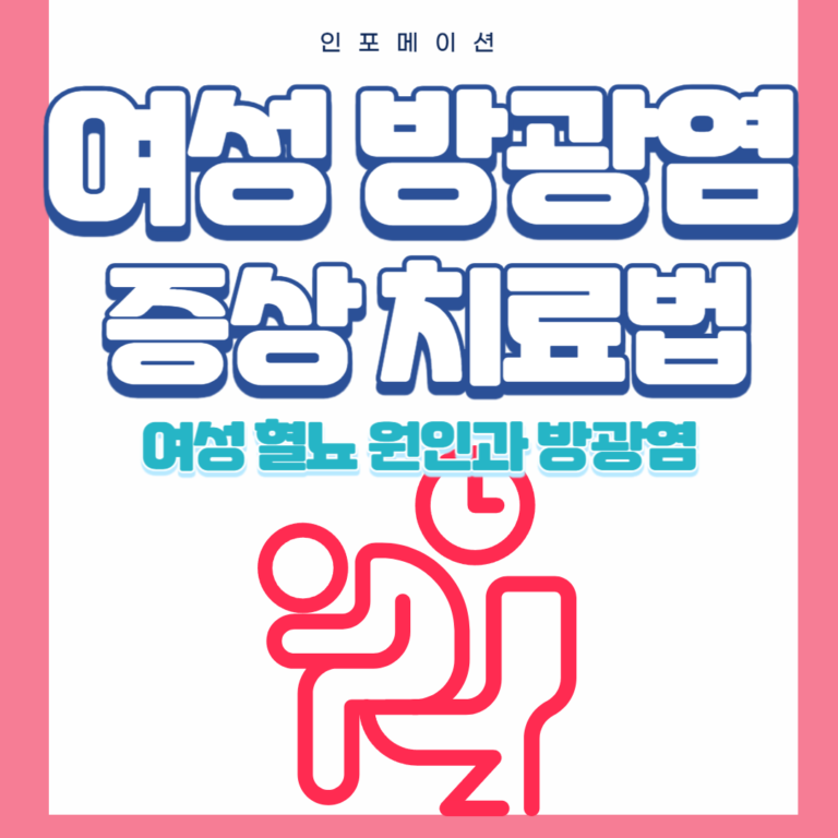 여성 요로감염 혈뇨