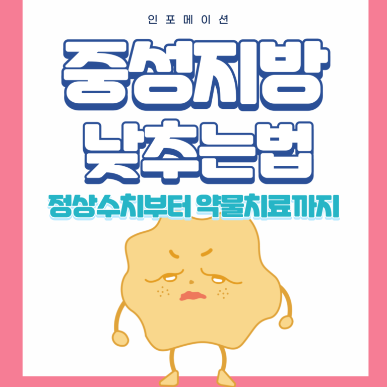 중성지방 낮추는법