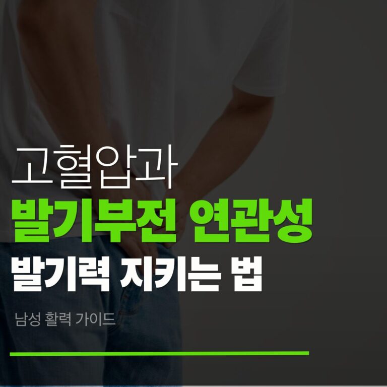 고혈압 발기부전