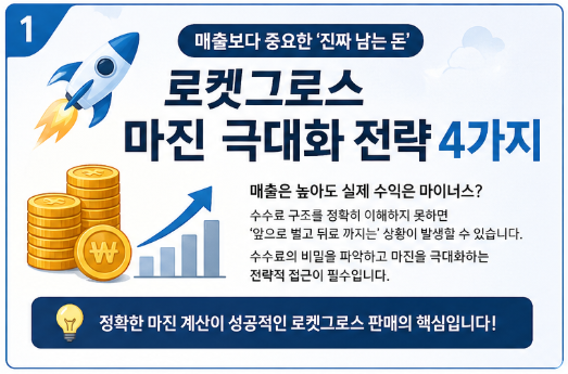 쿠팡 로켓 그로스에서 매출 마진률 높이는 방법 공개!!