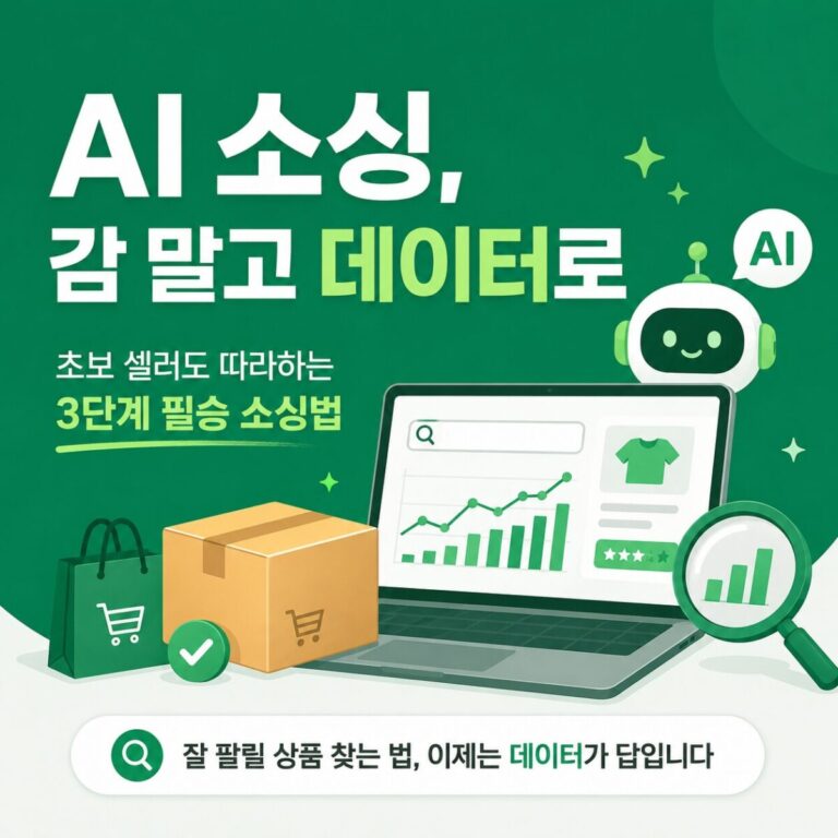 AI 소싱으로 초보 셀러도 따라 할 수 있는 챗GPT 활용 쿠팡 소싱법